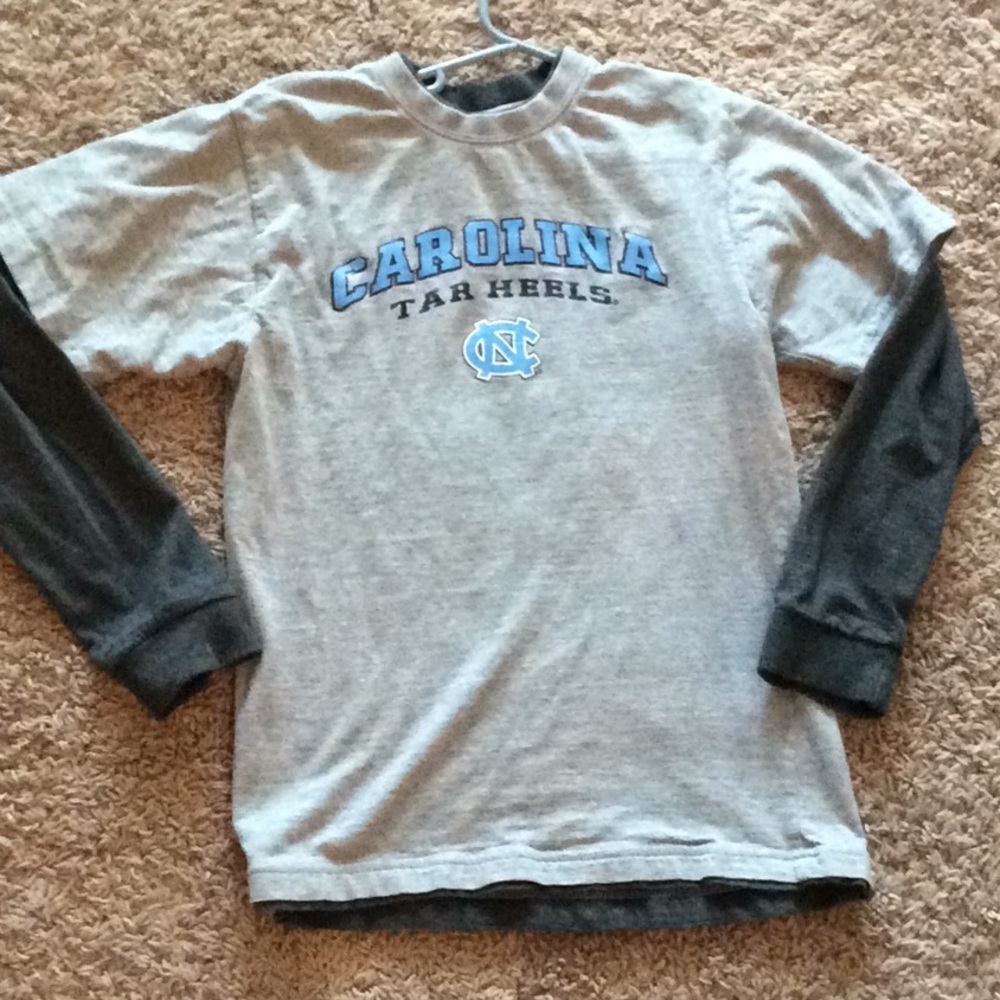 “Carolina Tar Heels” long sleeved shirt size 12/14